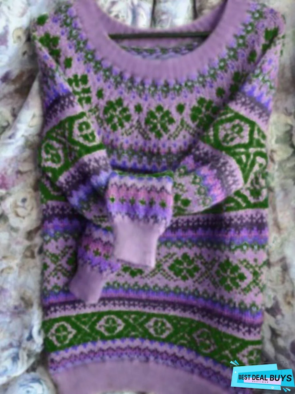 Knitted Cotton Boho Tribal T-shirt
