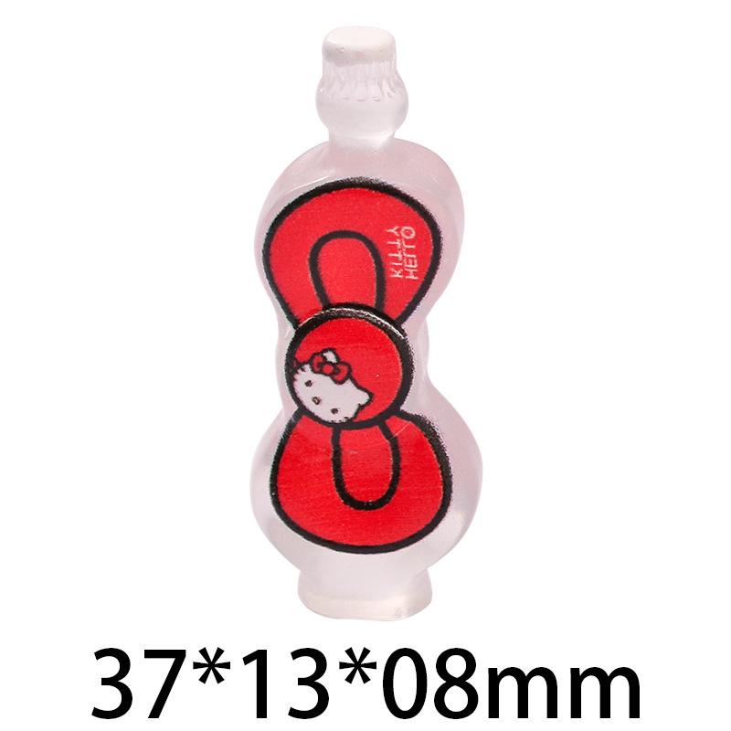 Mini Bow Bottle Resin Charm