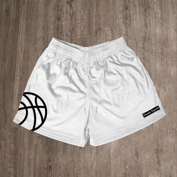 Casual Dunk Squad Print Mesh Shorts