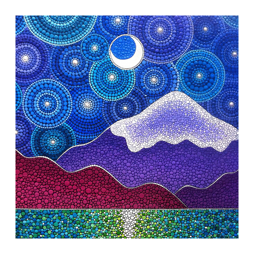 

Mount View - Crystal Special Shaped Diamond Painting - 30*30CM, 501 Original