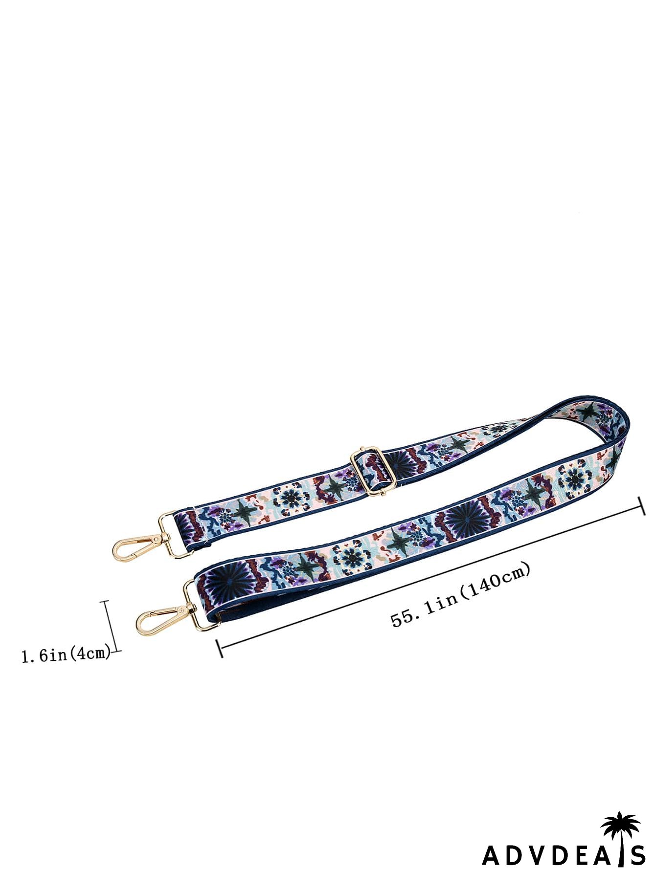 Floral Print Bag Strap