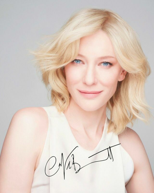 Cate Blanchett Autograph Signed Photo Poster painting Print