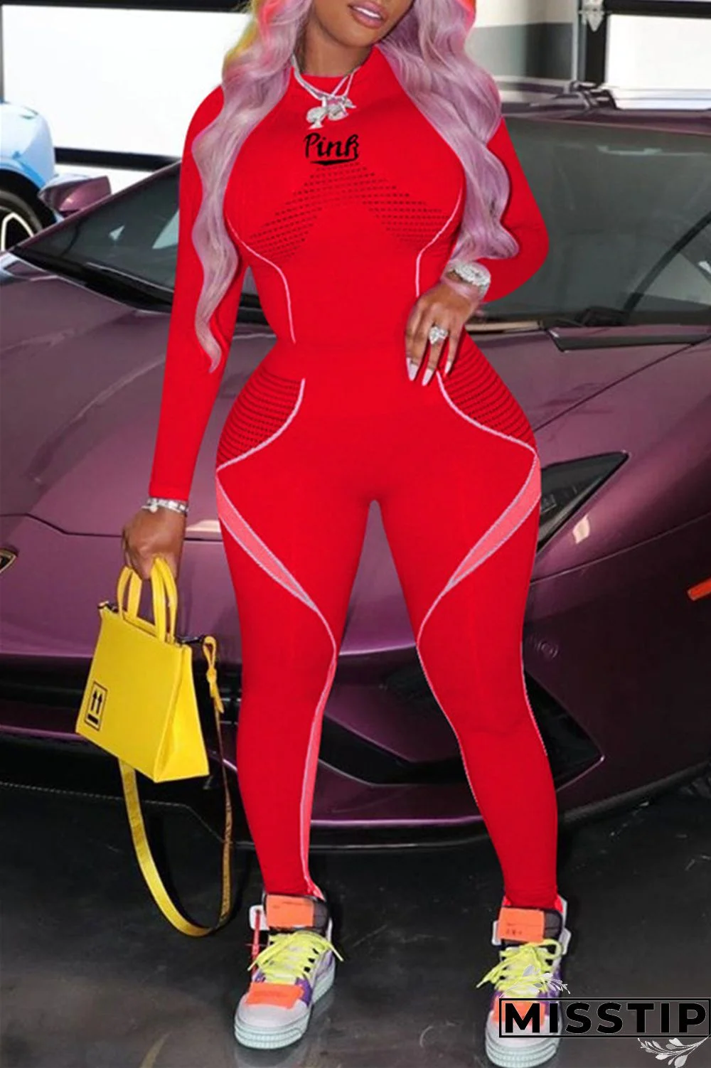 Black Fashion Sportswear Letter Print Basic O Neck Long Sleeve Two Pieces