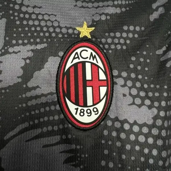 2024/2025 AC Milan Black Goalkeeper Soccer Jersey 1:1 Thai Quality