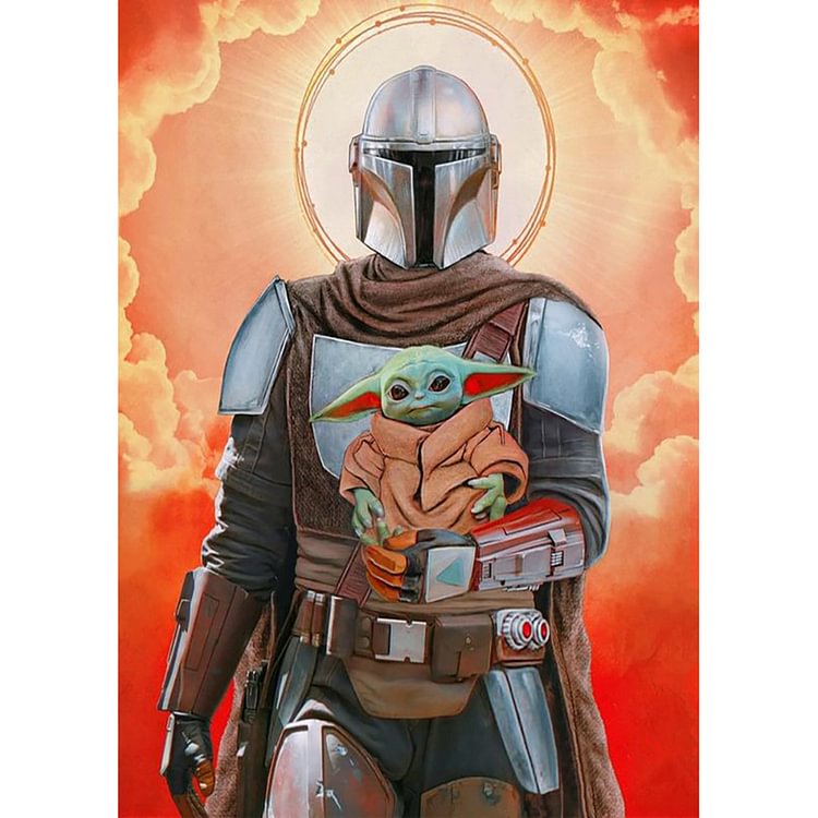 Yoda  Full Round Diamond Painting 30*40cm