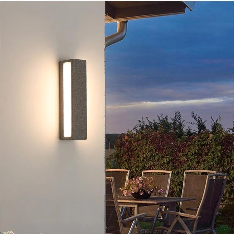 Edge Outdoor Wall Lamp, Dinas, 24/38cm