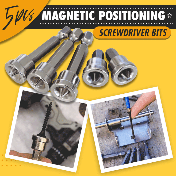 5pcs Magnetic Positioning Screwdriver Bits（50% OFF）