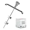 [US Local Warehouse] 50 Gallon Pneumatic Paint Mixer 1/2 HP 200L IBC Air Agitator With Support Hanger Paint Automatic Stirring Machine for Ink Resin Adhesive Che-mical Dissolution