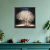 Arbre de vie-plein diamant rond peinture-30 * 30cm