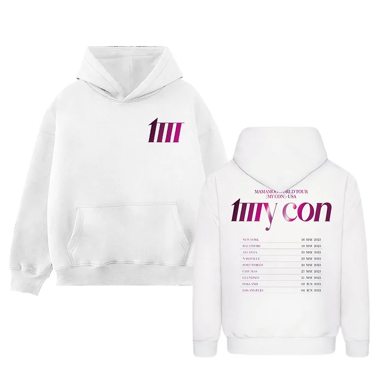 MAMAMOO World Tour MY CON in USA Schedule Hoodie