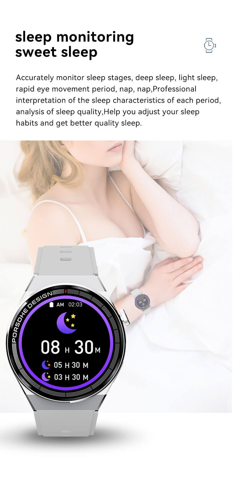 Findtime Smart Watch with ECG Monitoring Bluetooth Calling NFC AI Voice Assistant