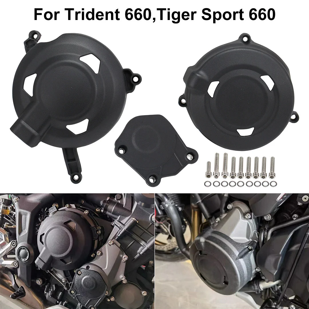 Engine Cover Guards For Triumph Trident 660, Tiger Sport 660 2022 Protector Kit
