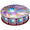 Pearl 5D DIY Diamond Art Painting Snack Box with Lid Home Wood Storage Organizer