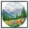 (Multi Style)Spring-Partial Embroidery 2 Strands 14CT Stamped Cross Stitch-33*33CM