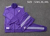 25/26 Real Madrid Purple long zipper Training Jacket Set