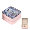 (US Local)DIY Owl Diamond Painting Kit Rotatable Mirror w Diamond Painting Jewelry Box