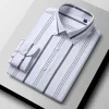 Business casual pinstripe shirt