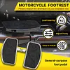 Motorcycle Front Rider Floorboards Front Footboard Pedals Front Foot Rest Pedal