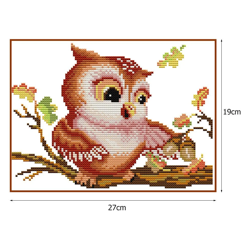 14ct Stamped Cross Stitch - Tree Bird(27*19cm)