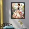 Victorian Girl-11CT Stamped Cross Stitch 40*50cm/15.75*19.69in