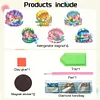 6Pcs Acryl Meerjungfrau - 5d DIY Handwerk Aufkleber Magnet