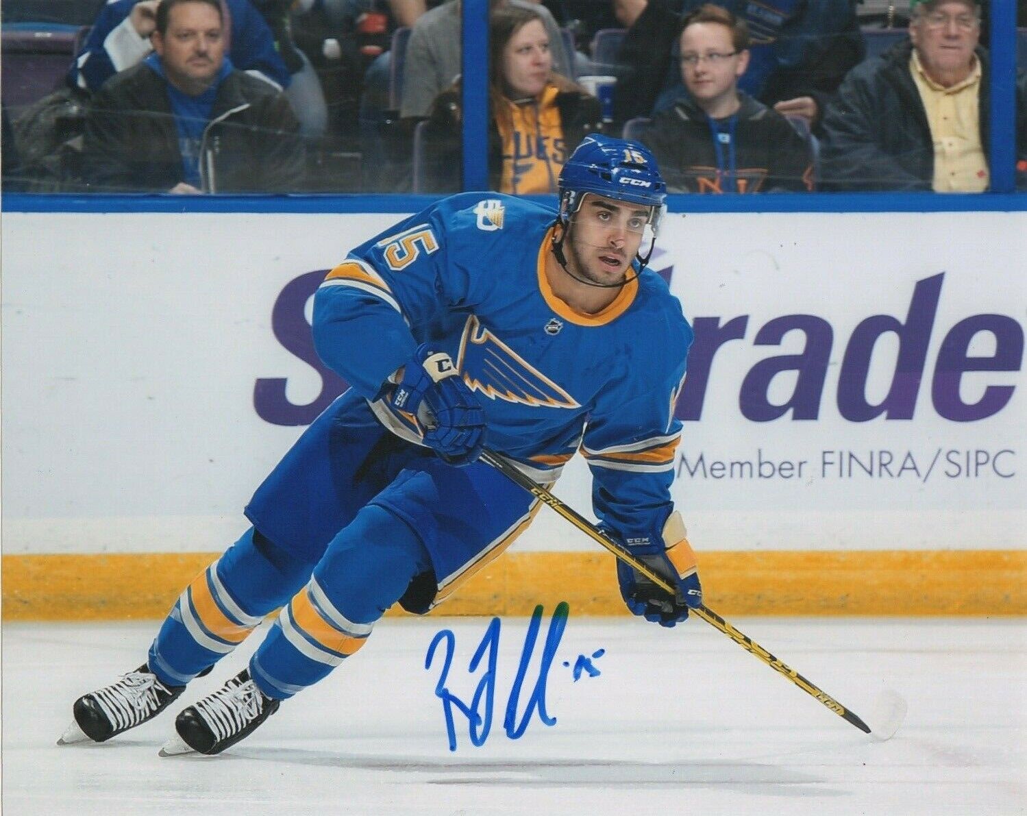 St Louis Blues Robby Fabbri Autographed Signed 8x10 NHL Photo Poster painting COA #2