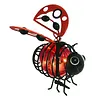 In-Sect Simulation Light with Elastic Spring Lights Decorations Figurine Solar Hanging Flying Insects Lamp for Outdoor