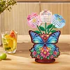 2026 Calendar DIY Diamond Art Kit Butterfly Wooden Diamond Painting Calendar