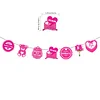 Best Mom Ever Pink Latex Balloons Flag Decor HAPPY MOTHER'S DAY Loving Party Supplies