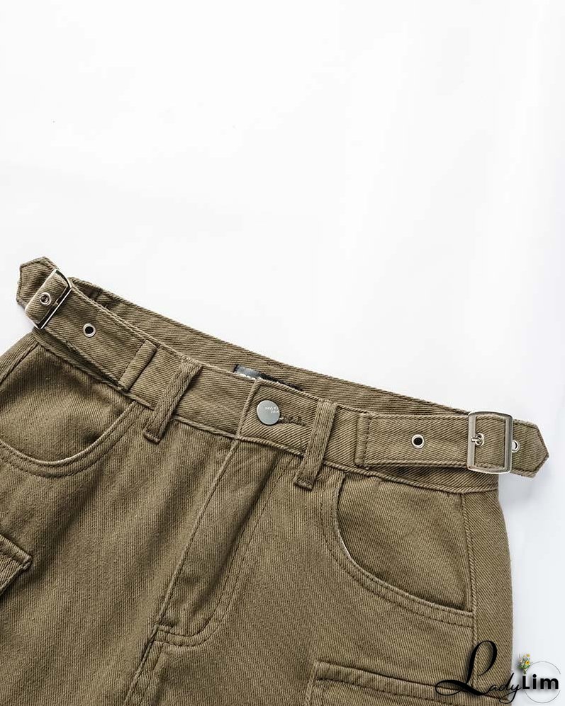 Elrose Denim Utility Skirt