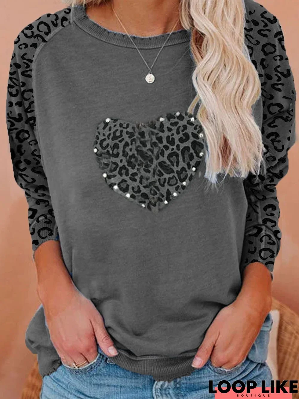 Crew Neck Long Sleeve shirt & Top