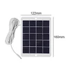 3W 5V Camera Micro USB Solar Panel Outdoor Surveillance Phone Fan Charger