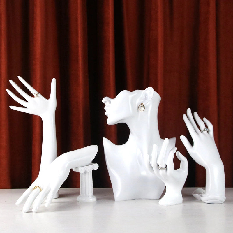 Resin Artistic Style Portrait Jewelry Rack