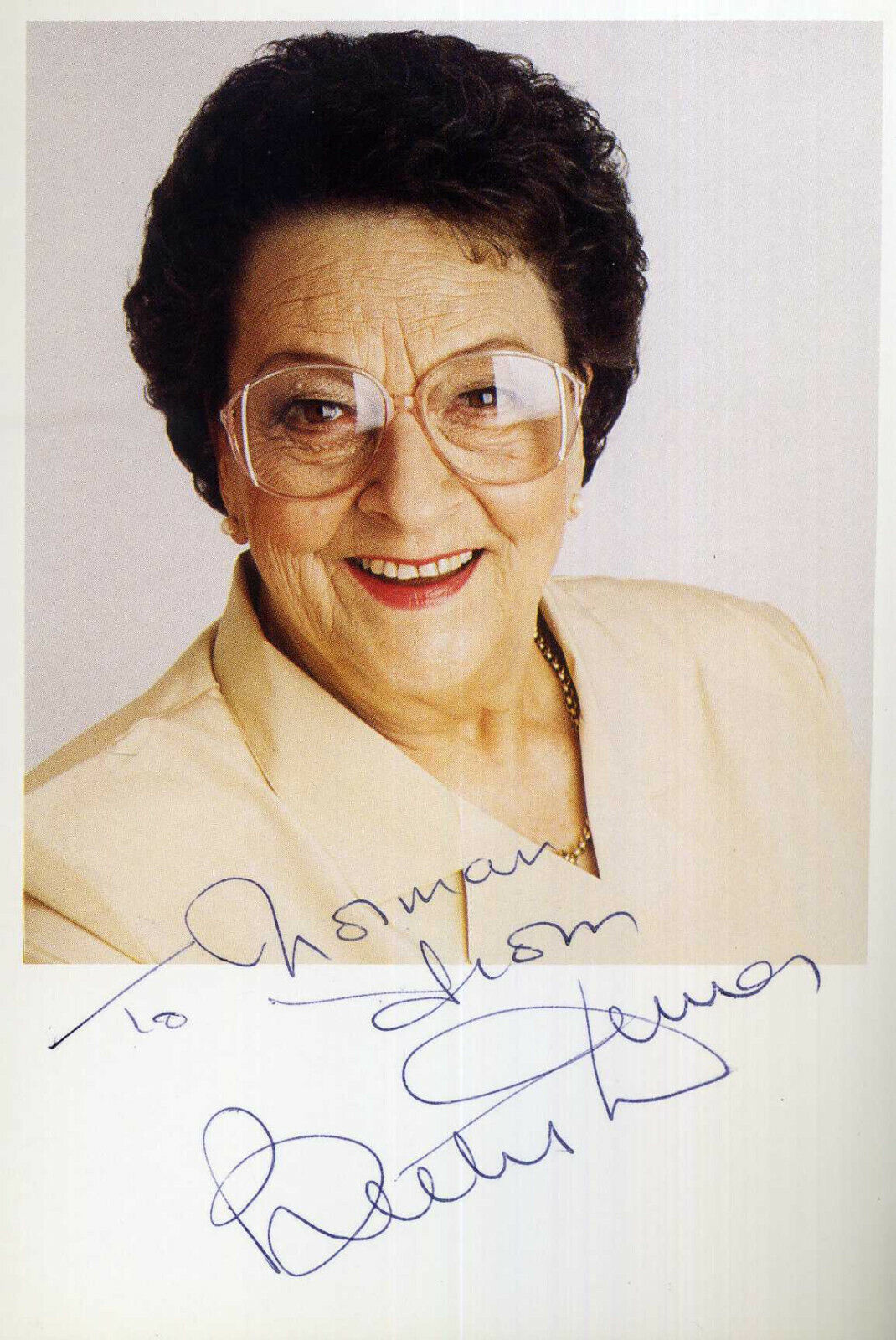 BETTY DRIVER Signed Colour Photo Poster paintinggraph - TV Actress CORONATION STREET - preprint