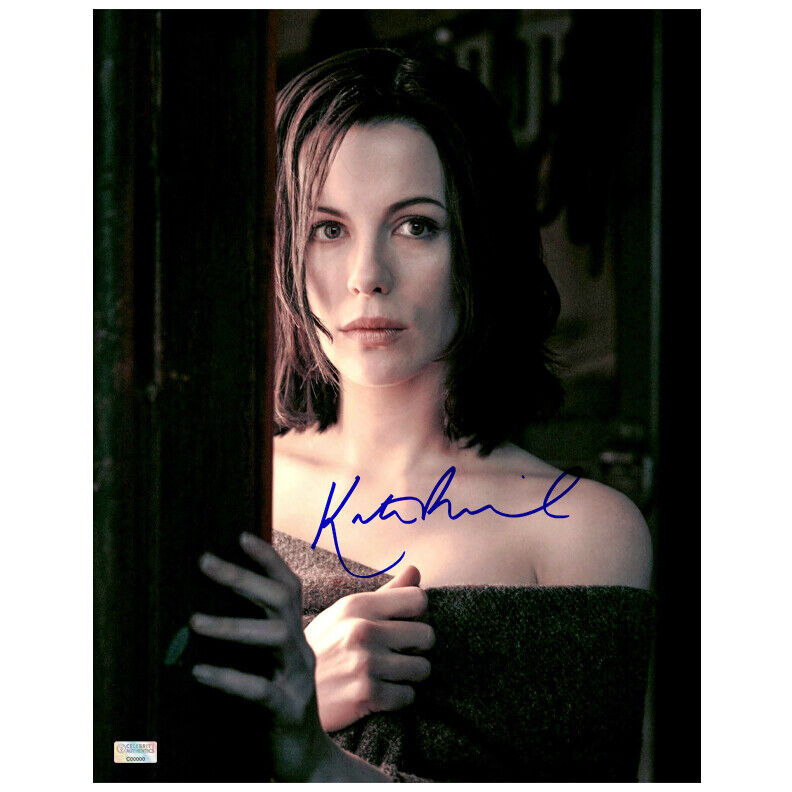 Kate Beckinsale Autographed Underworld Selene Emerging 11×14 Photo Poster painting