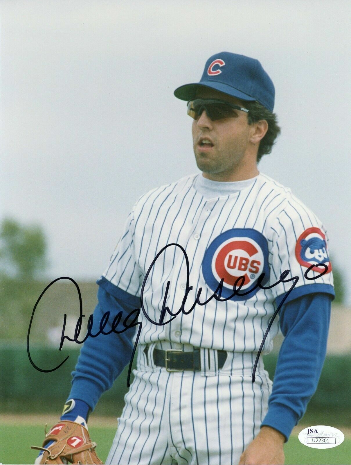 Doug Dascenzo Signed 8x10 JSA COA Photo Poster painting Autograph 8x Chicago Cubs