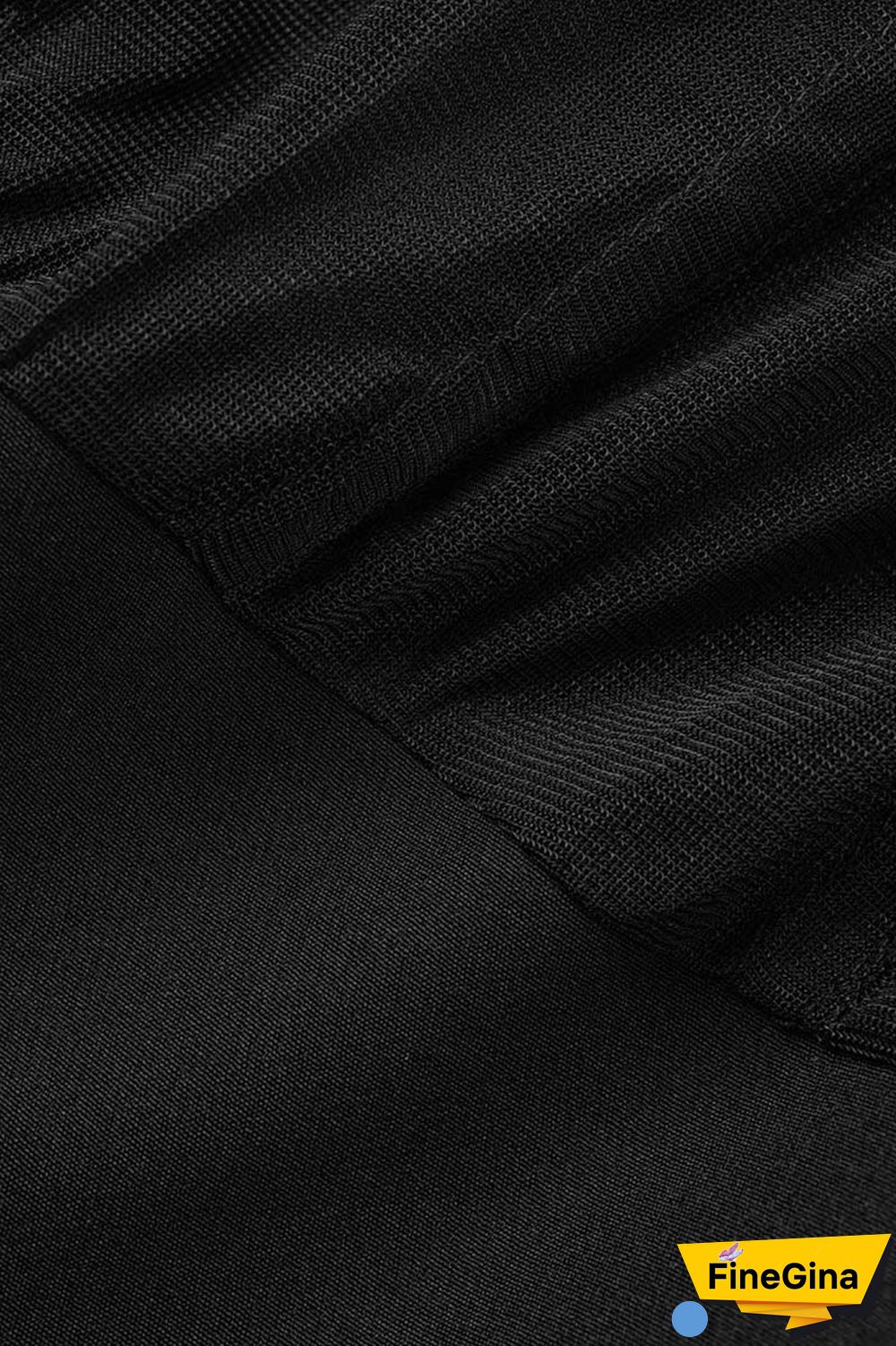 Pale Red Casual Patchwork Contrast Turndown Collar Long Sleeve Two Pieces