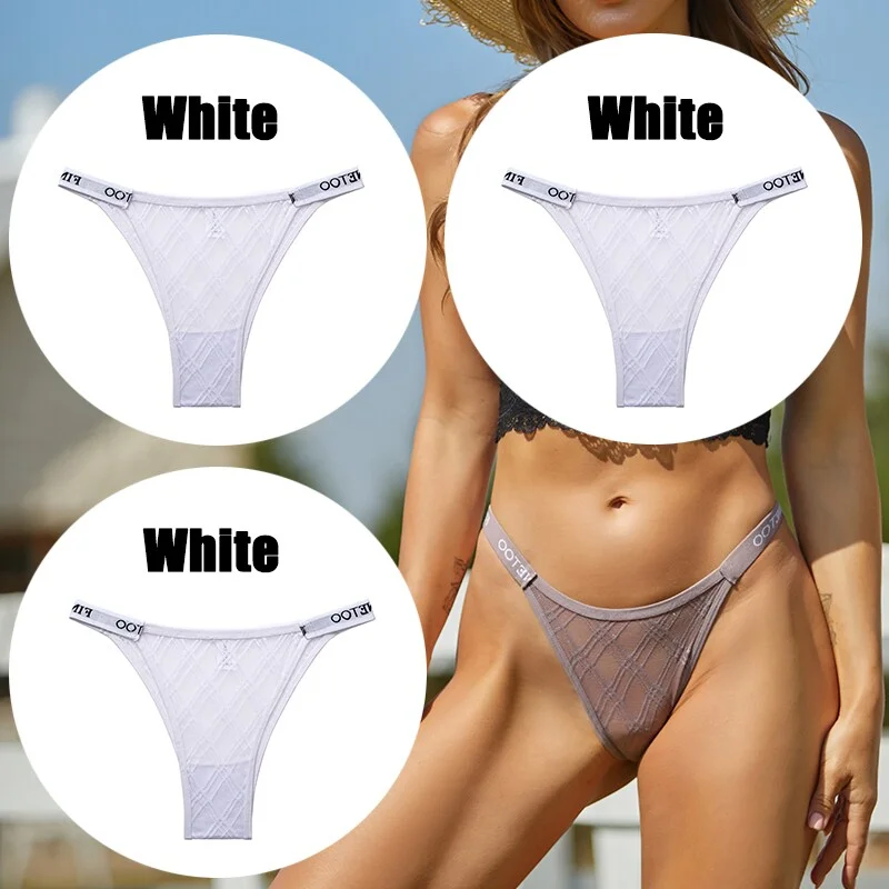 Billionm Sexy Underwear for Women Perspective Thong G-string Lace Panties Breathable Intimates Lingerie Female Soft Undearpants
