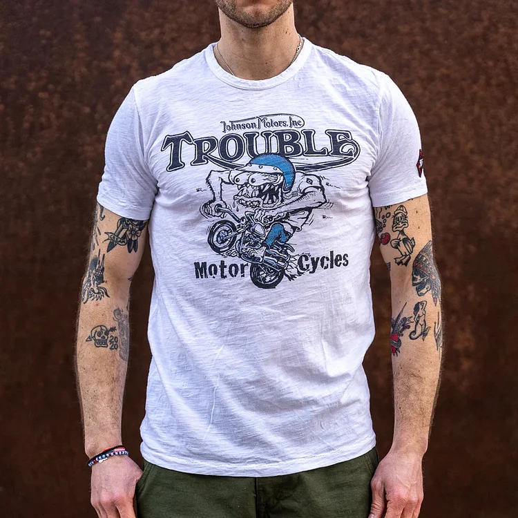 Johnson Motors Trouble Fiend T-Shirt