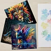 3PCS Fantasy Creatures Coloring Book Set Mindfulness Art Books for Adults 