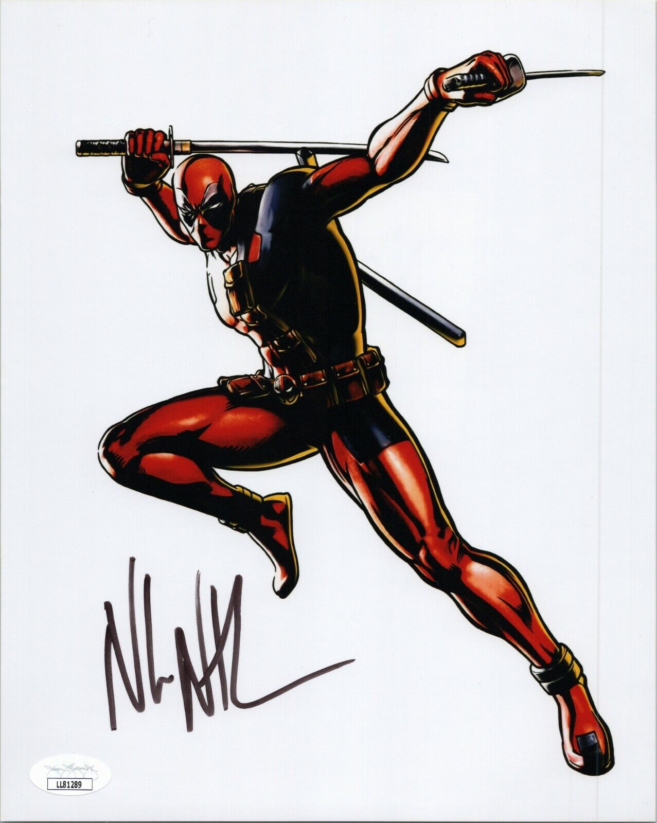 NOLAN NORTH Authentic Signed MARVEL VS CAPCOM ~ DEADPOOL