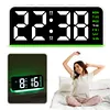 LED Digital Alarm Clock Bedside Alarm Clock Large Number Display for Home Office