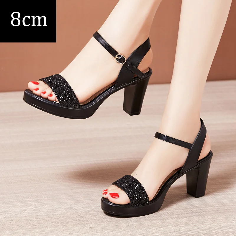 Qengg 2021 Summer Sexy Women High Heels Sandals 13cm Stripper Shoes Party Pumps Shoes Women Platform Sandals Open Toe