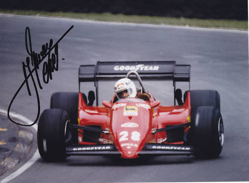 Hand Signed Rene Arnoux Photo Poster painting 8x6.