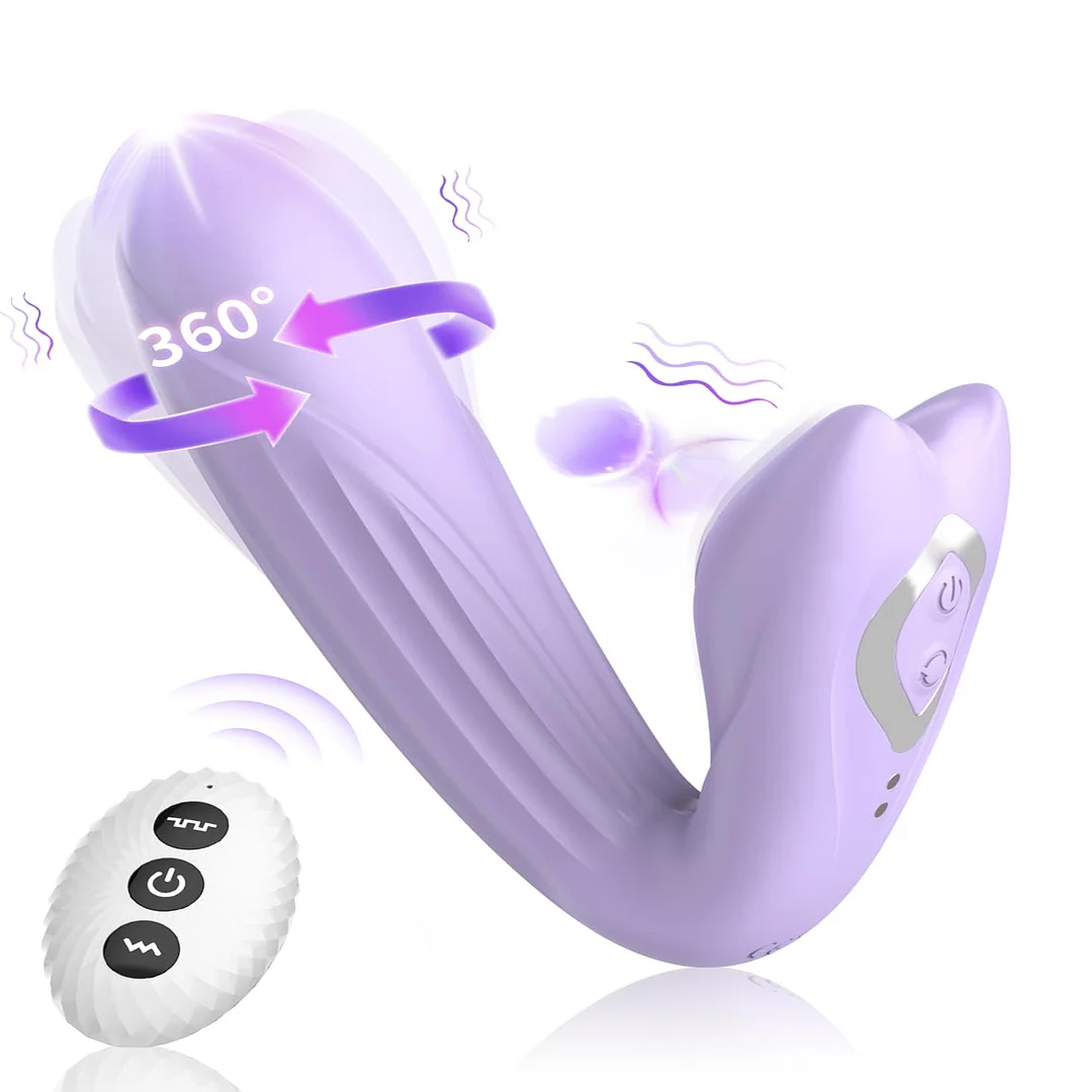 Wearable G Spot Dildo Vibrator Panty Butterfly Clitoral Vibrators With Remote Control 10 Vibration 3 Wiggle Modes