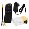 HD 1080P Mini LED Projector 1080P Home Media Player 400 Lumen 320x240 w/ Remote