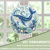 Whale DIY Rhinestone Diamond Painting Pendant 25x25cm Double Sided