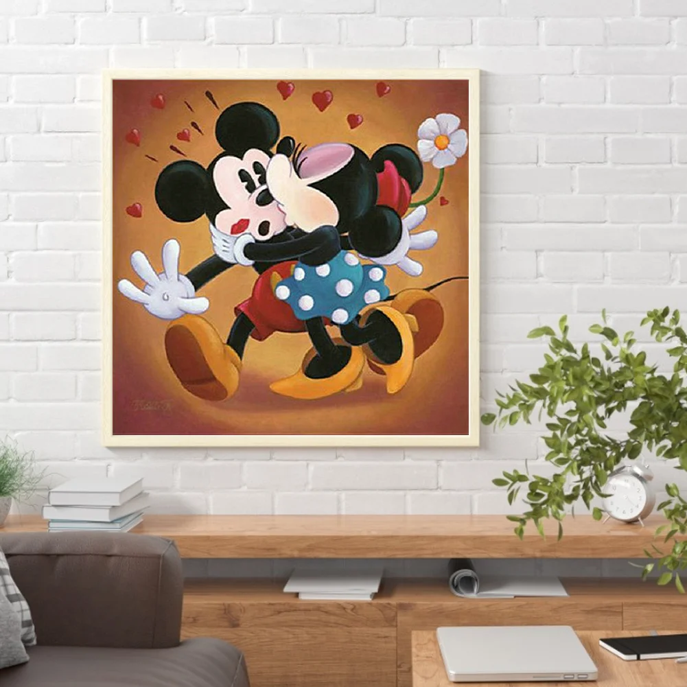 5D DIY Full Square Drill Diamond Painting Kit Mickey Minnie Decoration (ZQA670)