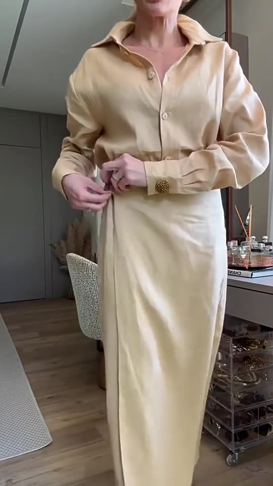 New Long-sleeved Lapel Slim Women's Clothing