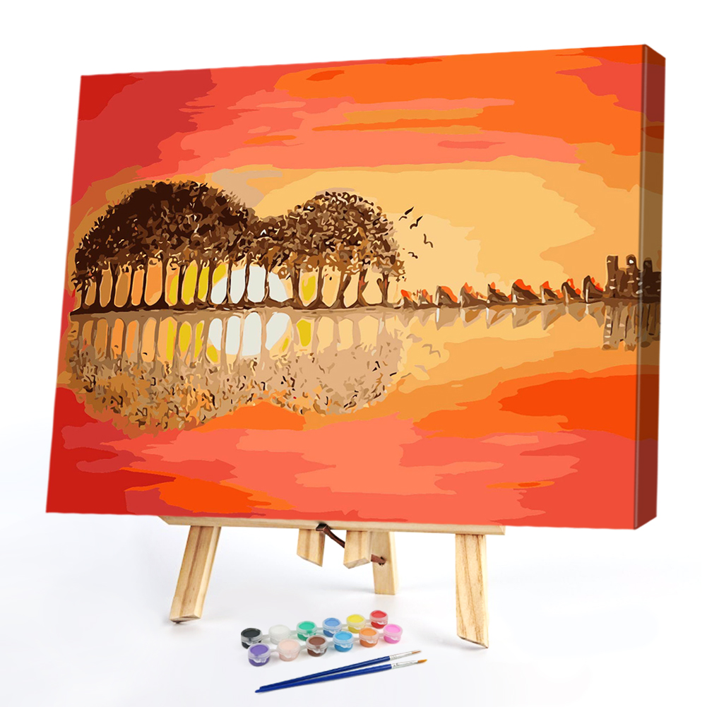 

40*50CM Paint By Numbers-Sunrise by the Sea, 501 Original